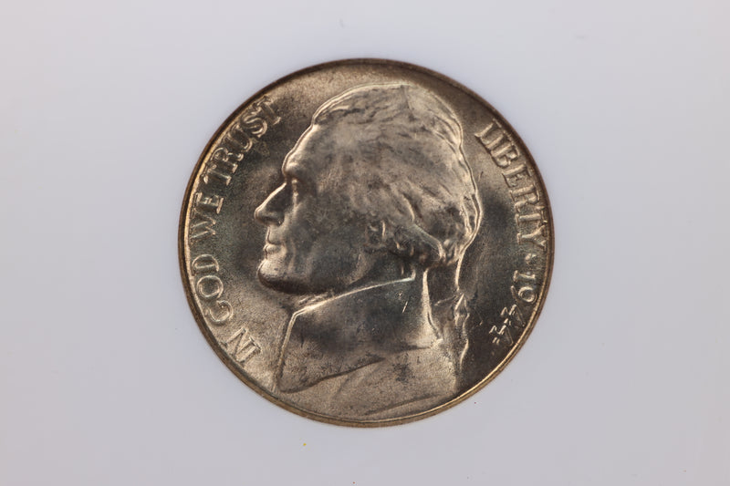 1944-S Silver Jefferson Nickel, NGC Certified MS-66. Store