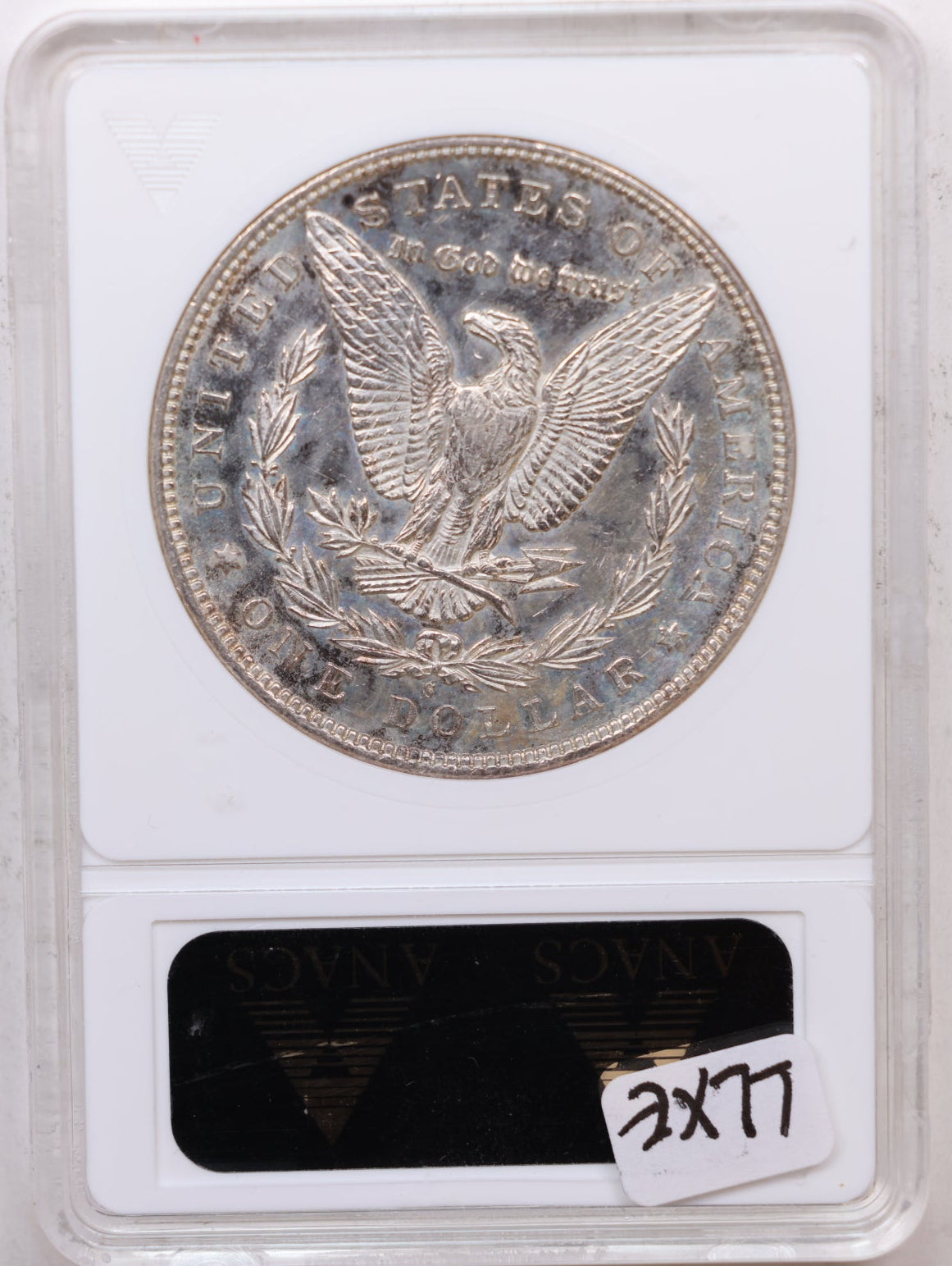 1895-S/S Morgan Silver Dollar, 'S' over 'S', ANACS AU58, P.L, Store #DR065.