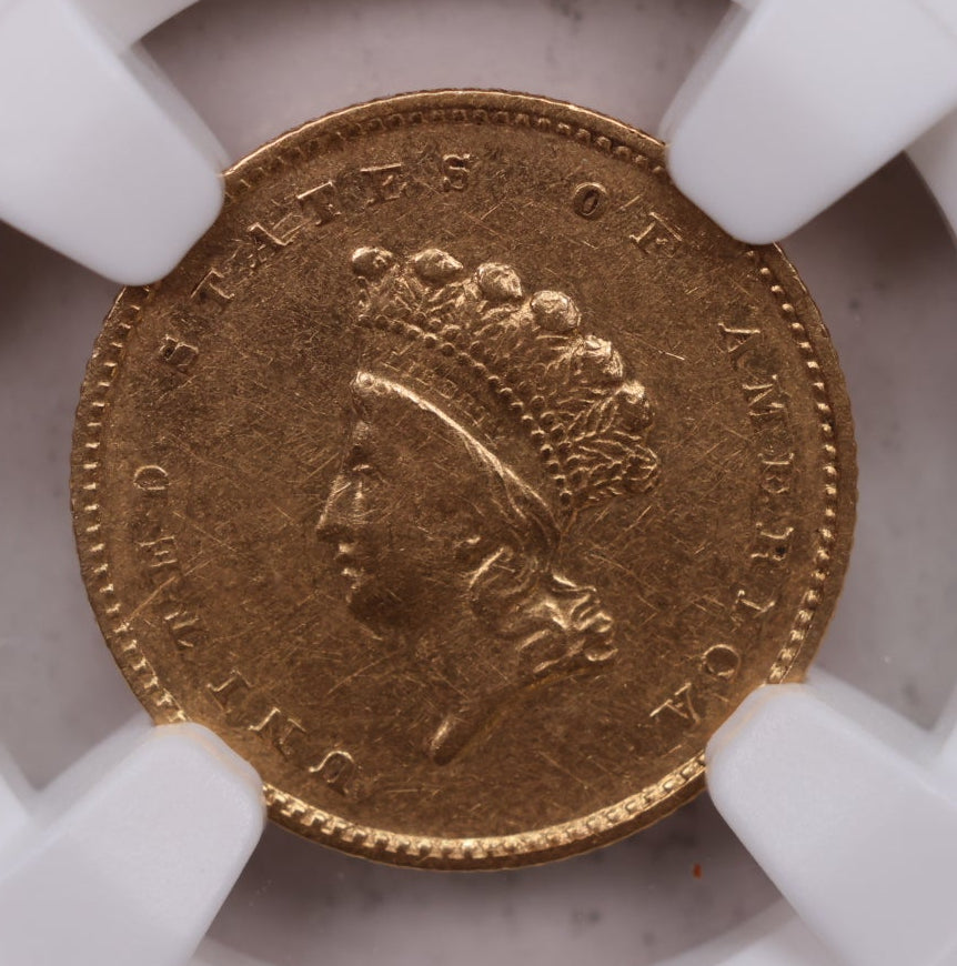 1856-S Princess Gold One Dollar, NGC XF-45, NICE!, Store Sale #GGD003