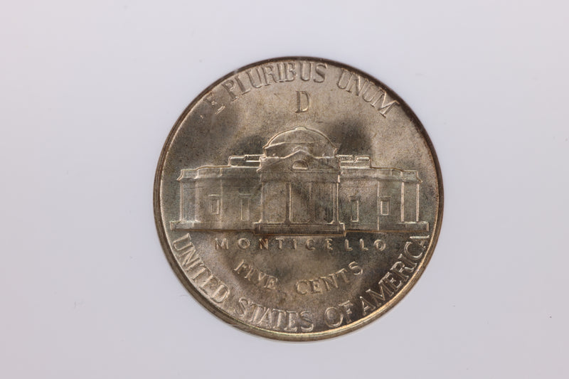 1945-D Silver Jefferson Nickel, NGC Certified MS-66. Store
