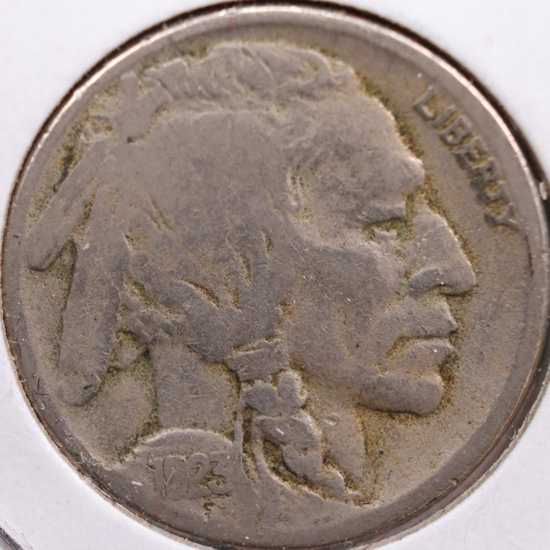 1923-S Buffalo Nickel, Very Good Circulated Coin, Store