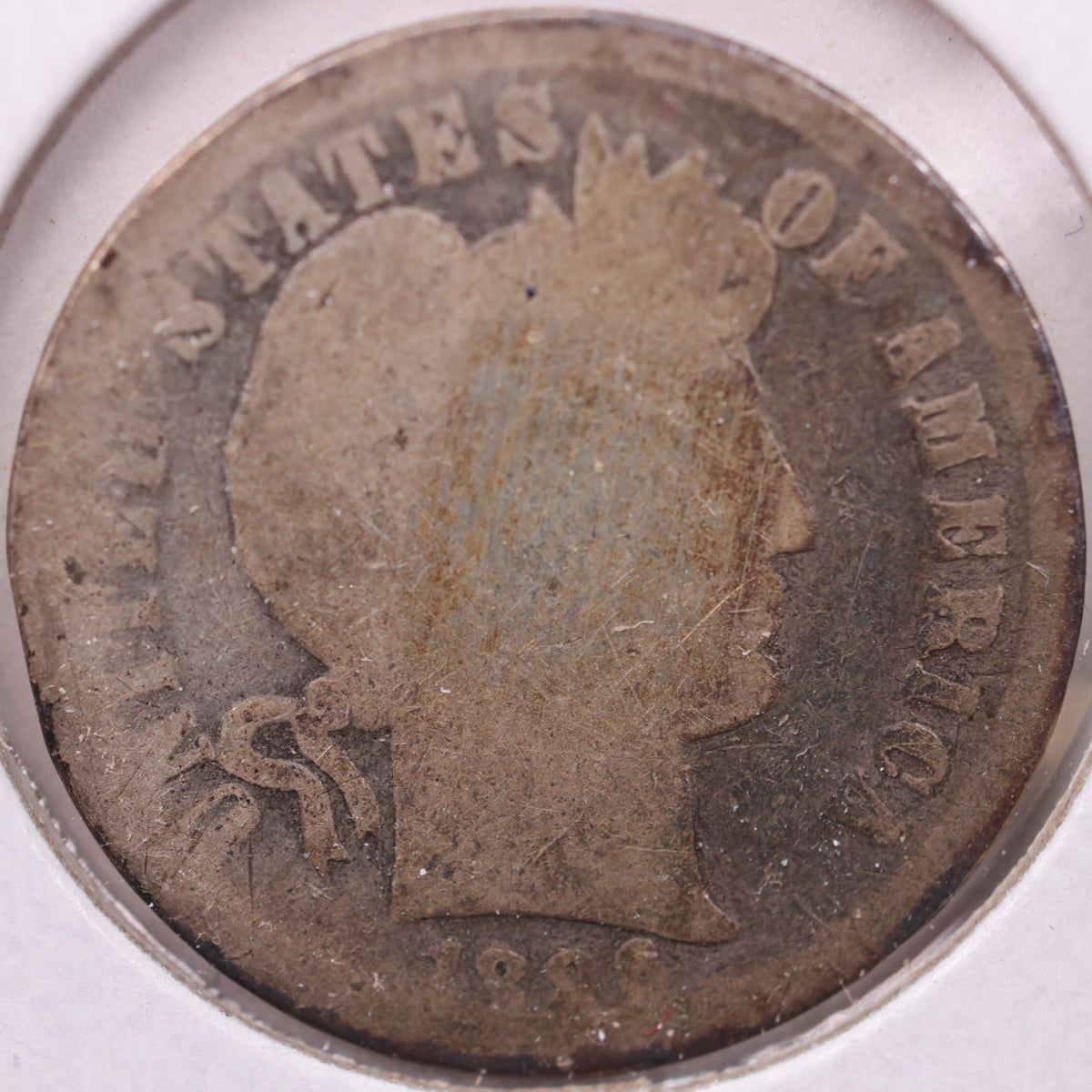 1896 Barber Dime, Good Circulated Coin, Store #DE820