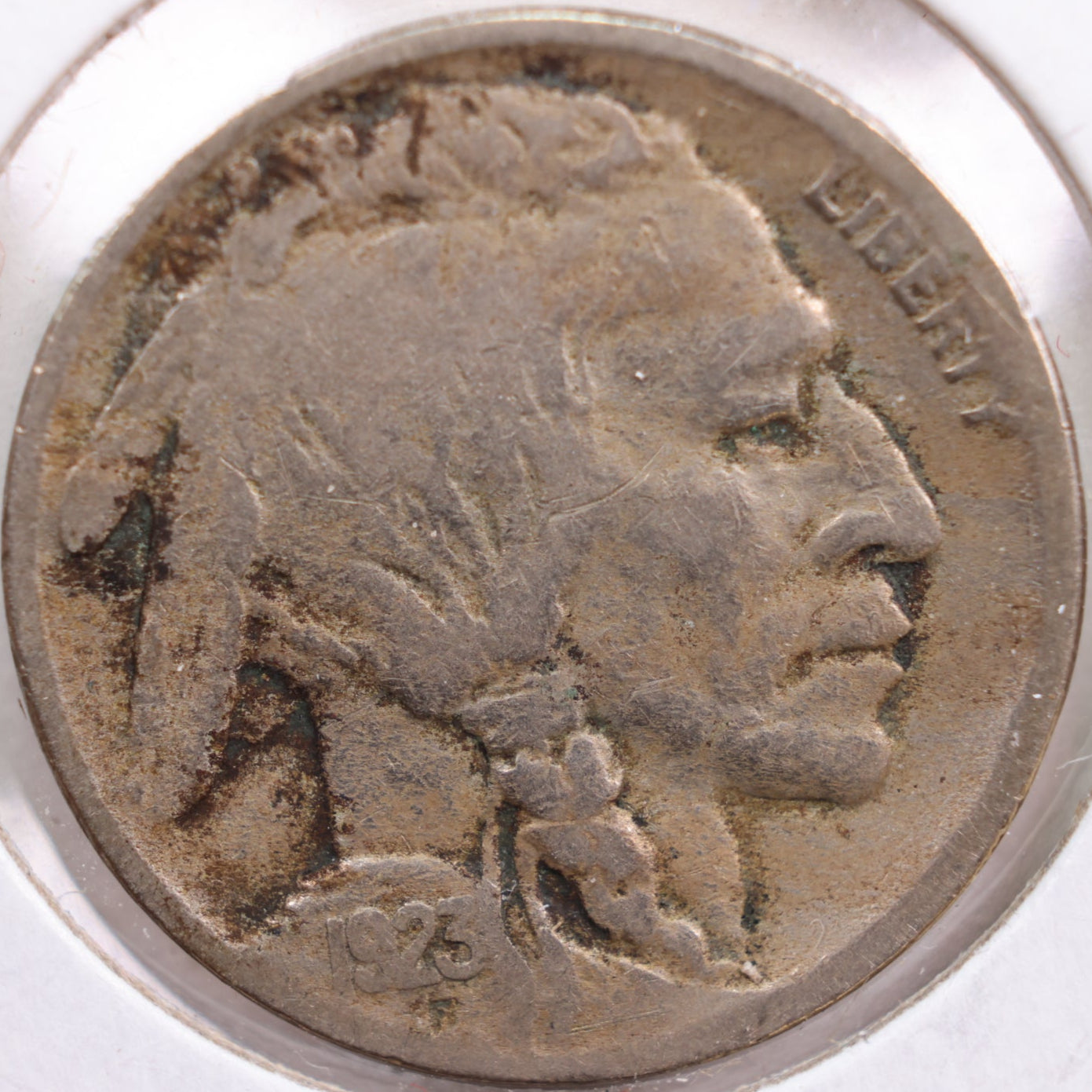 1923-S Buffalo Nickel, Very Good Circulated Coin, Store #NL497