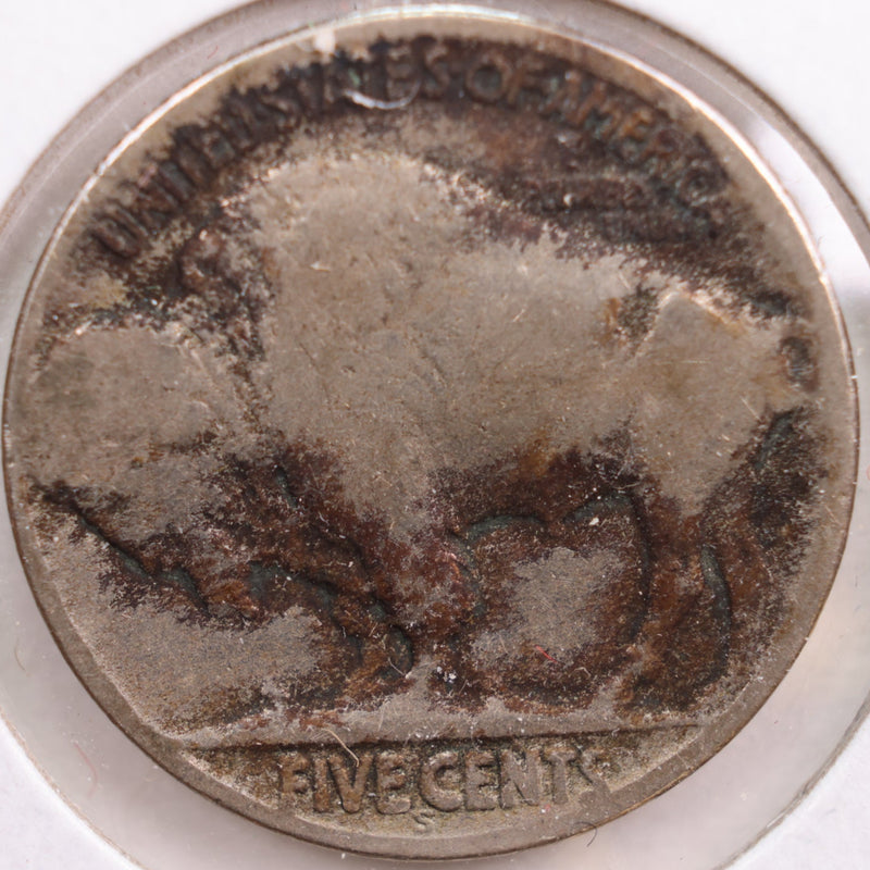 1923-S Buffalo Nickel, Very Good Circulated Coin, Store