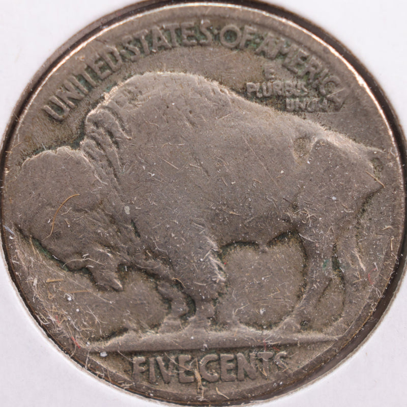1923-S Buffalo Nickel, Very Good Circulated Coin, Store