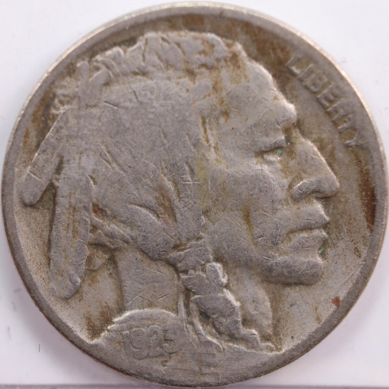 1923-S Buffalo Nickel, Very Good Circulated Coin, Store