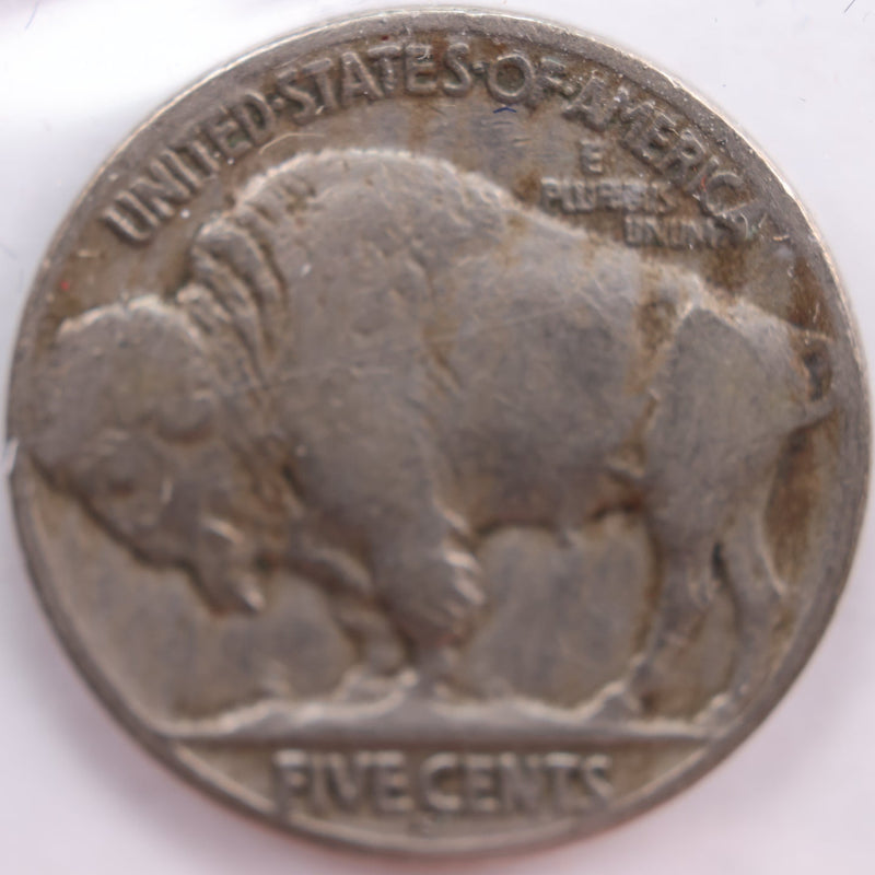 1923-S Buffalo Nickel, Very Good Circulated Coin, Store