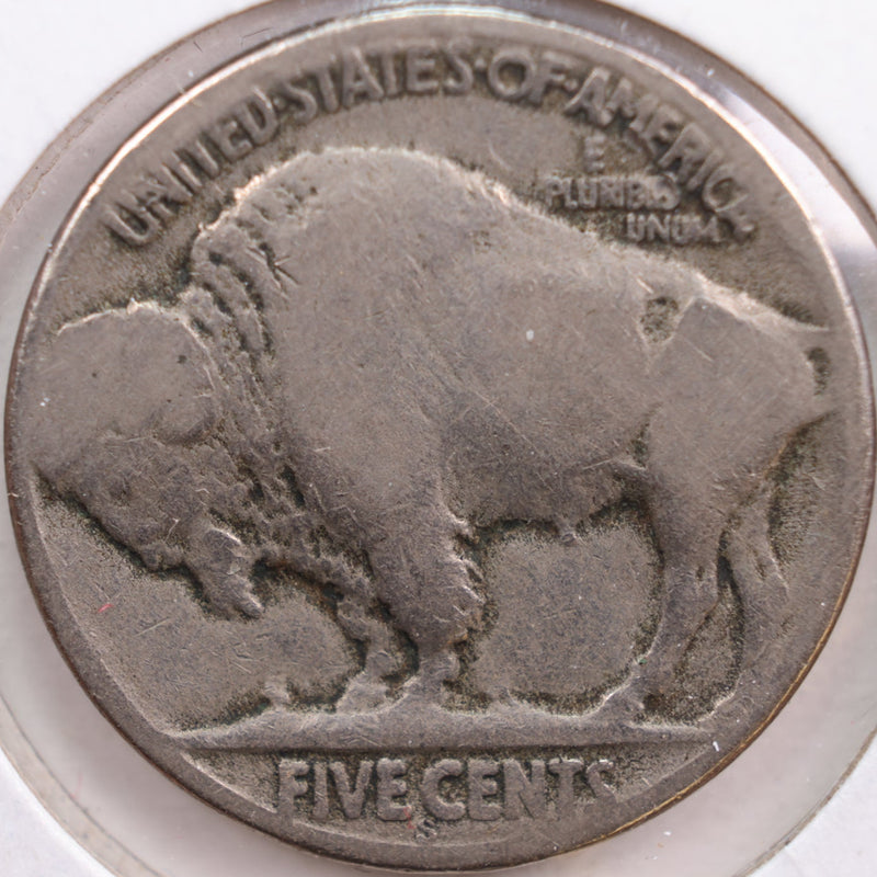 1923-S Buffalo Nickel, Very Good Circulated Coin, Store