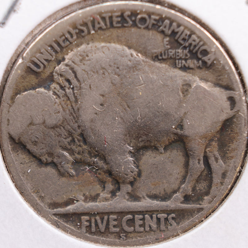 1923-S Buffalo Nickel, Very Good+ Circulated Coin, Store