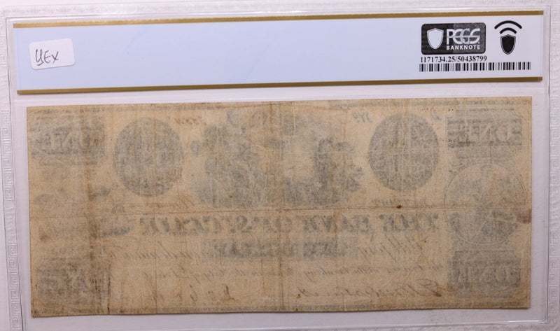 1840 $1., Bank of St Clair., St Clair, MI., Obsolete., PCGS VF-25., Store