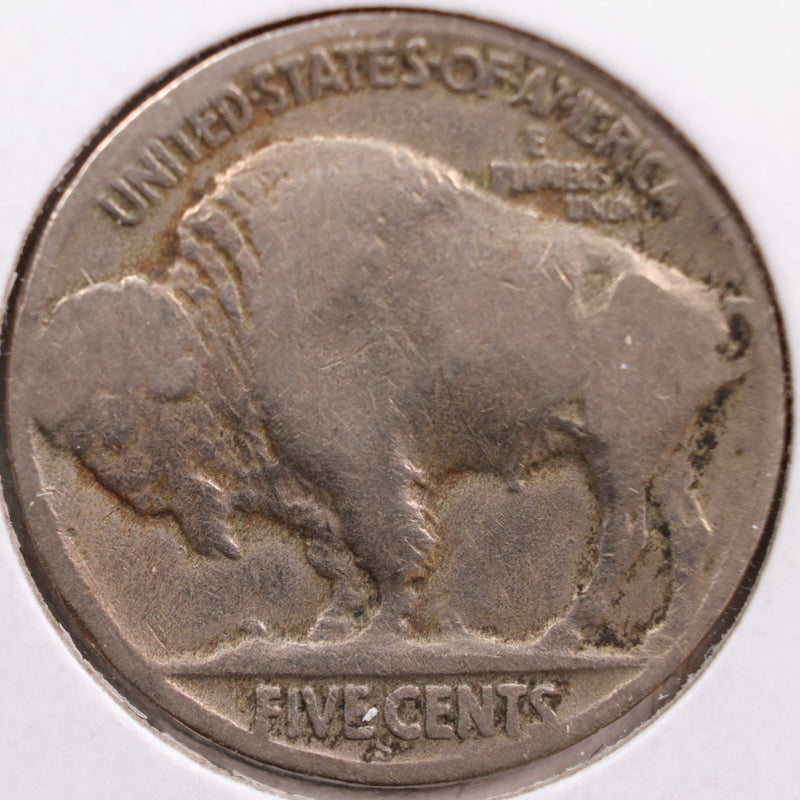 1923-S Buffalo Nickel, Good Circulated Coin, Store