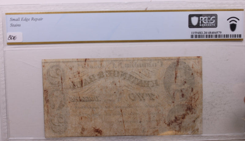 1864 $2., KEATINGE & BALL., Columbia, S.C., PCGS VF-20., Store