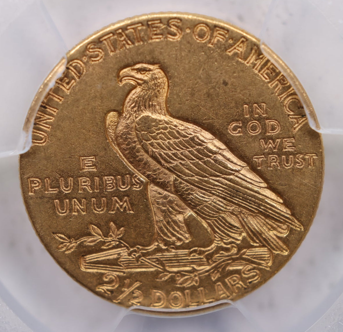 1911 $2.50 Gold Indian, Quarter Eagle, PCGS AU-55, STORE #G009.