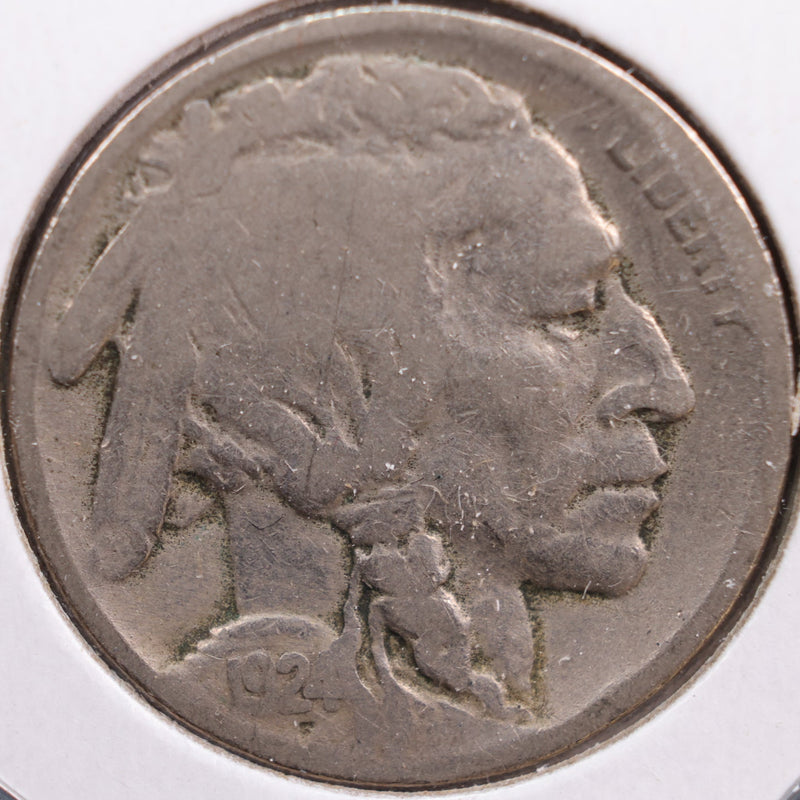 1924 Buffalo Nickel, Good Circulated Coin, Store