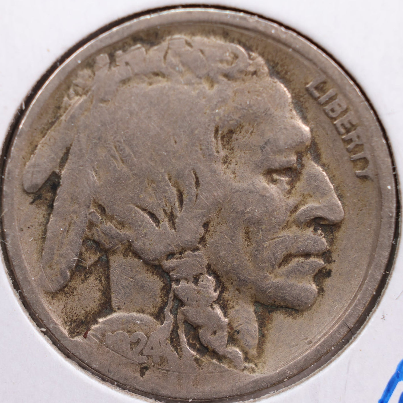 1924-D Buffalo Nickel, Very Good Circulated Coin, Store #NL519