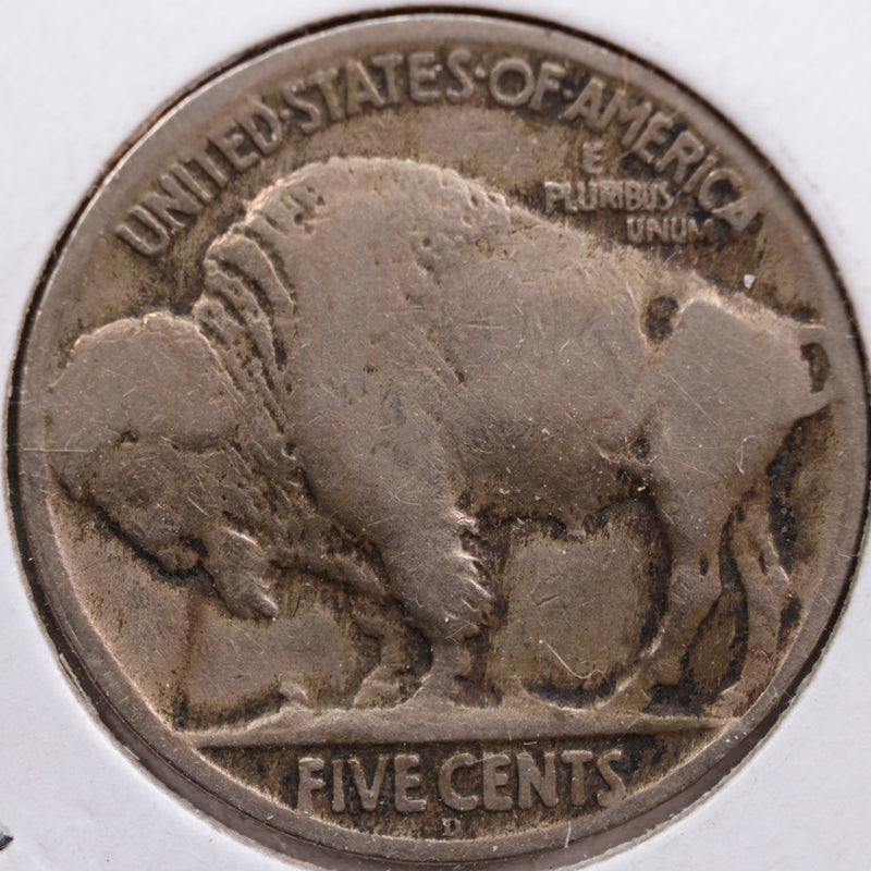 1924-D Buffalo Nickel, Very Good Circulated Coin, Store
