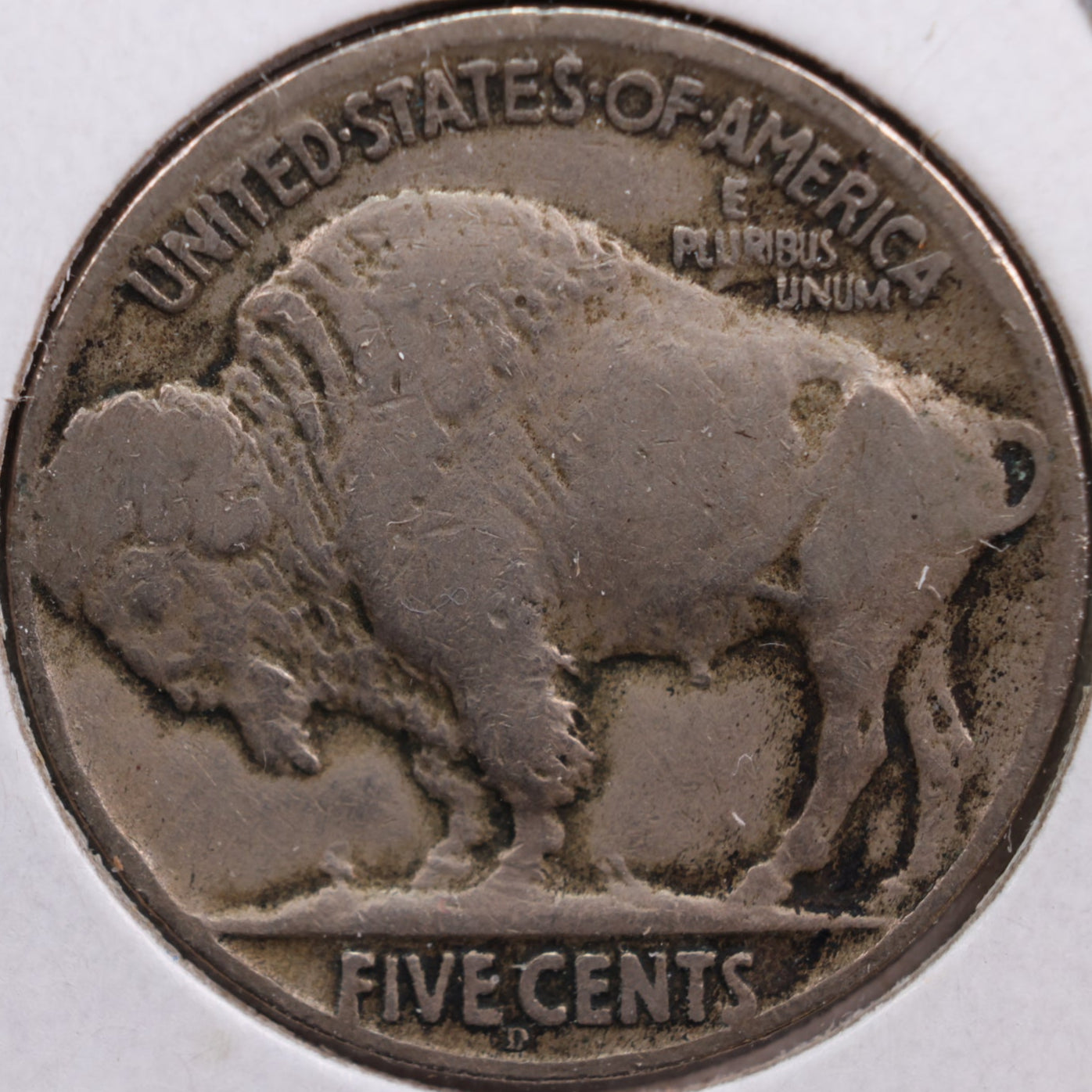 1924-D Buffalo Nickel, Very Good Circulated Coin, Store #NL520