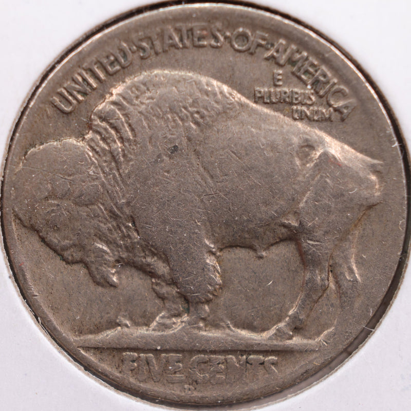 1924-D Buffalo Nickel, Fine+ Circulated Coin, Store