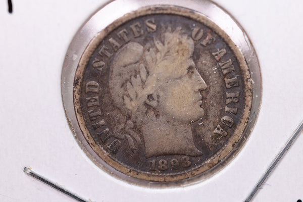 1903 Barber Silver Dime, Affordable Circulated Coin,  Store #13110
