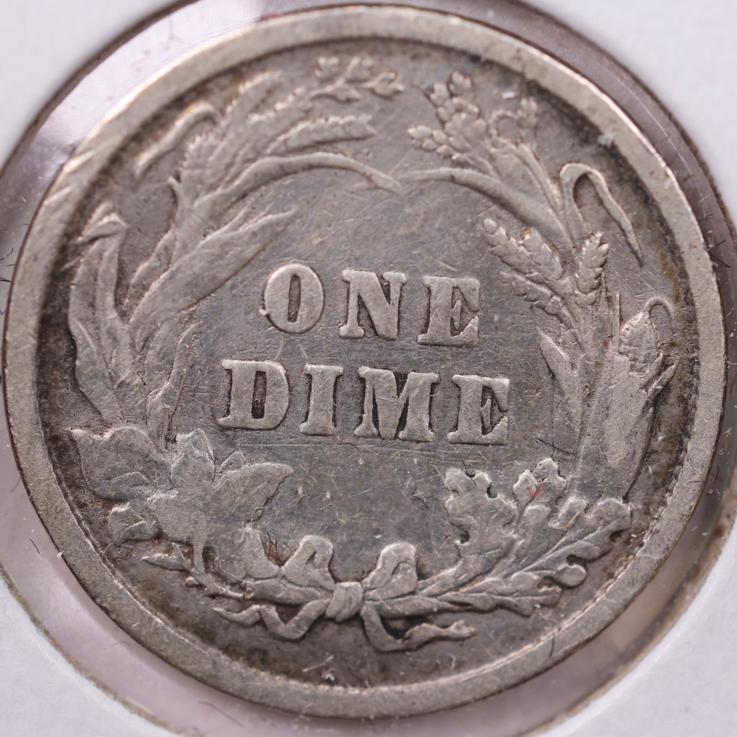 1898 Barber Dime, Very Good Circulated Coin, Store #19299