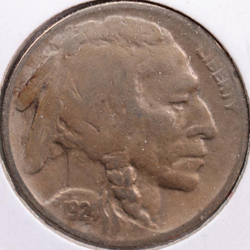 1924-D Buffalo Nickel, Fine Circulated Coin, Store