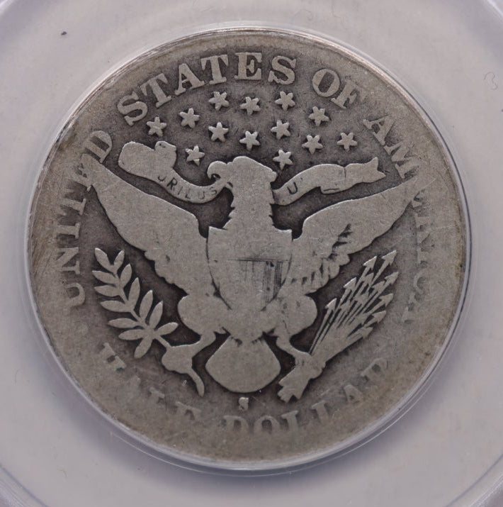 1892 Barber Silver Half Dollar, ANACS AG-3 Circulated Coin, Store #HR367.
