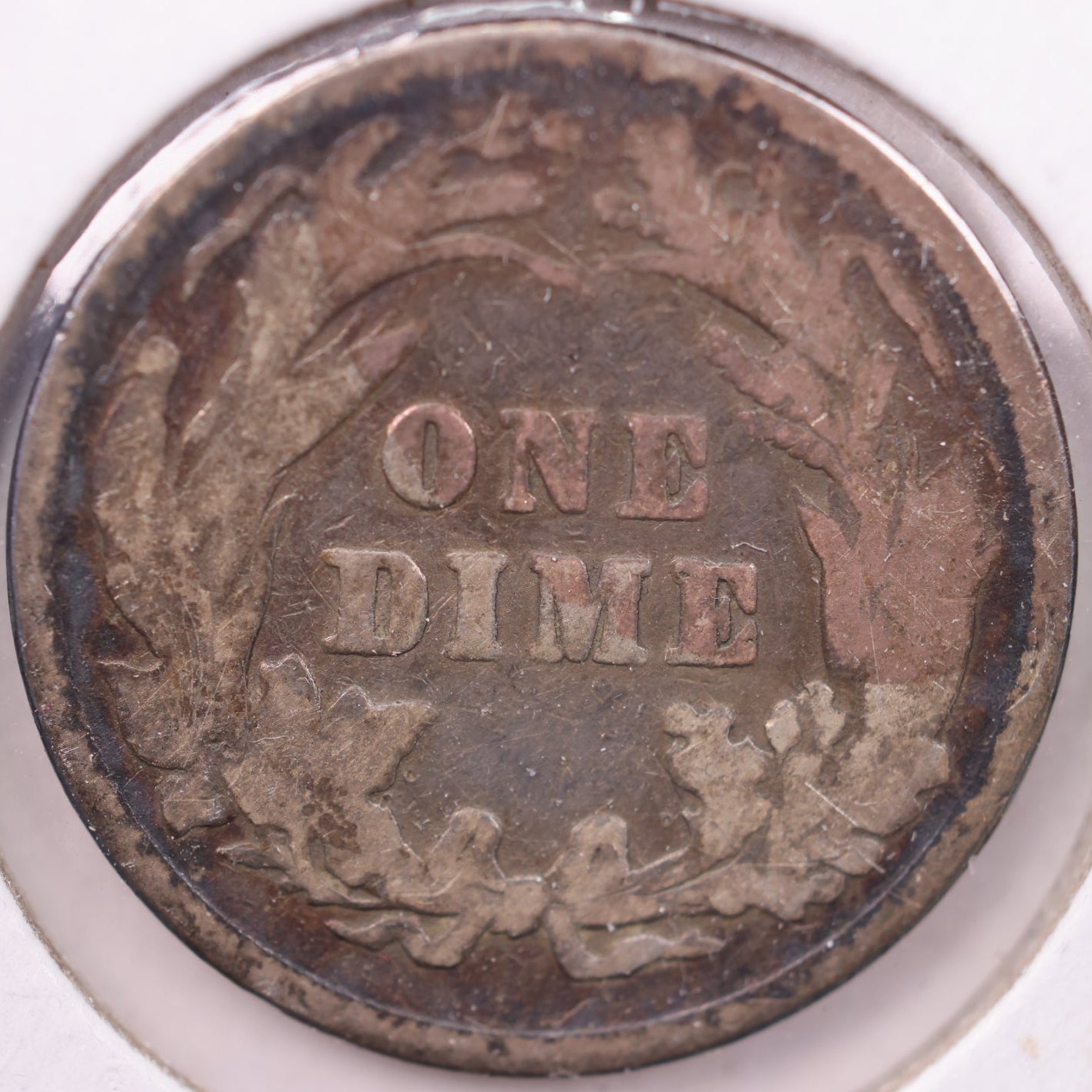 1898 Barber Dime, Good Circulated Coin, Store #19303