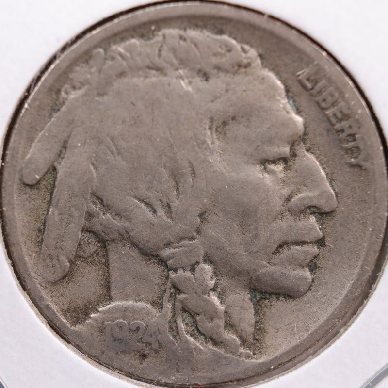 1924-D Buffalo Nickel, Fine Circulated Coin, Store