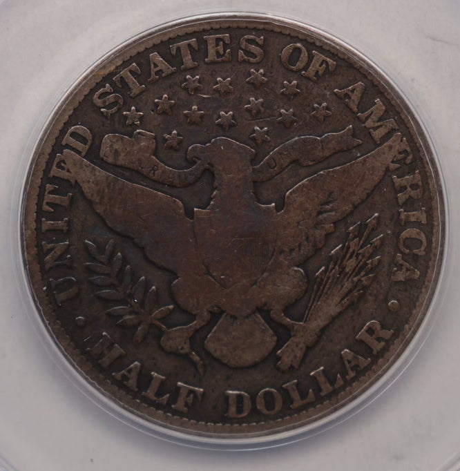 1915 Barber Silver Half Dollar, ANACS G-6, Cleaned Circulated Coin, Store #HR391.