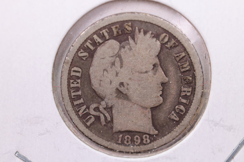 1906-S Barber Silver Dime, Affordable Circulated Coin,  Store