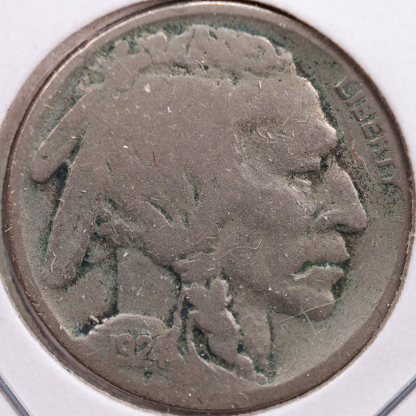 1924-S Buffalo Nickel, Good Circulated Coin, Store #NL597