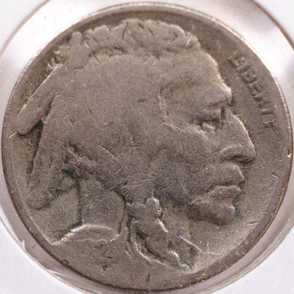 1924-S Buffalo Nickel, Very Good Circulated Coin, Store #NL599