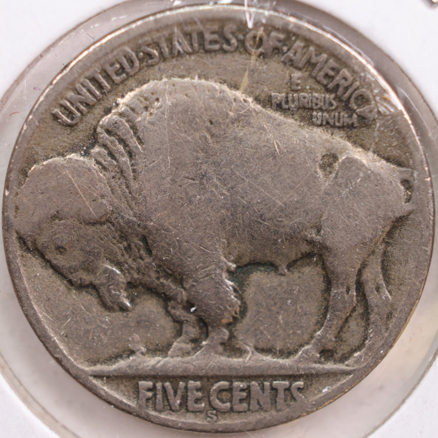 1924-S Buffalo Nickel, Very Good Circulated Coin, Store #NL599
