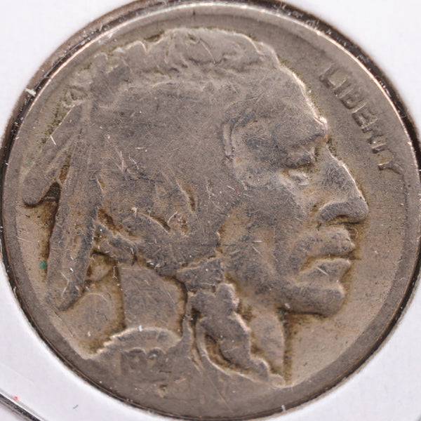 1924-S Buffalo Nickel, Very Good Circulated Coin, Store #NL600