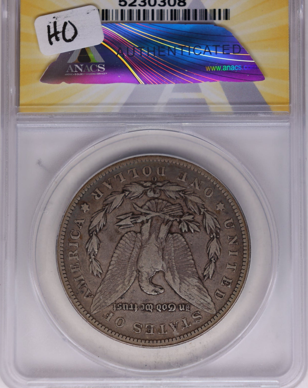 1894-O Morgan Silver Dollar, ANACS Graded VF-25, Circulated.  Store #DR068.