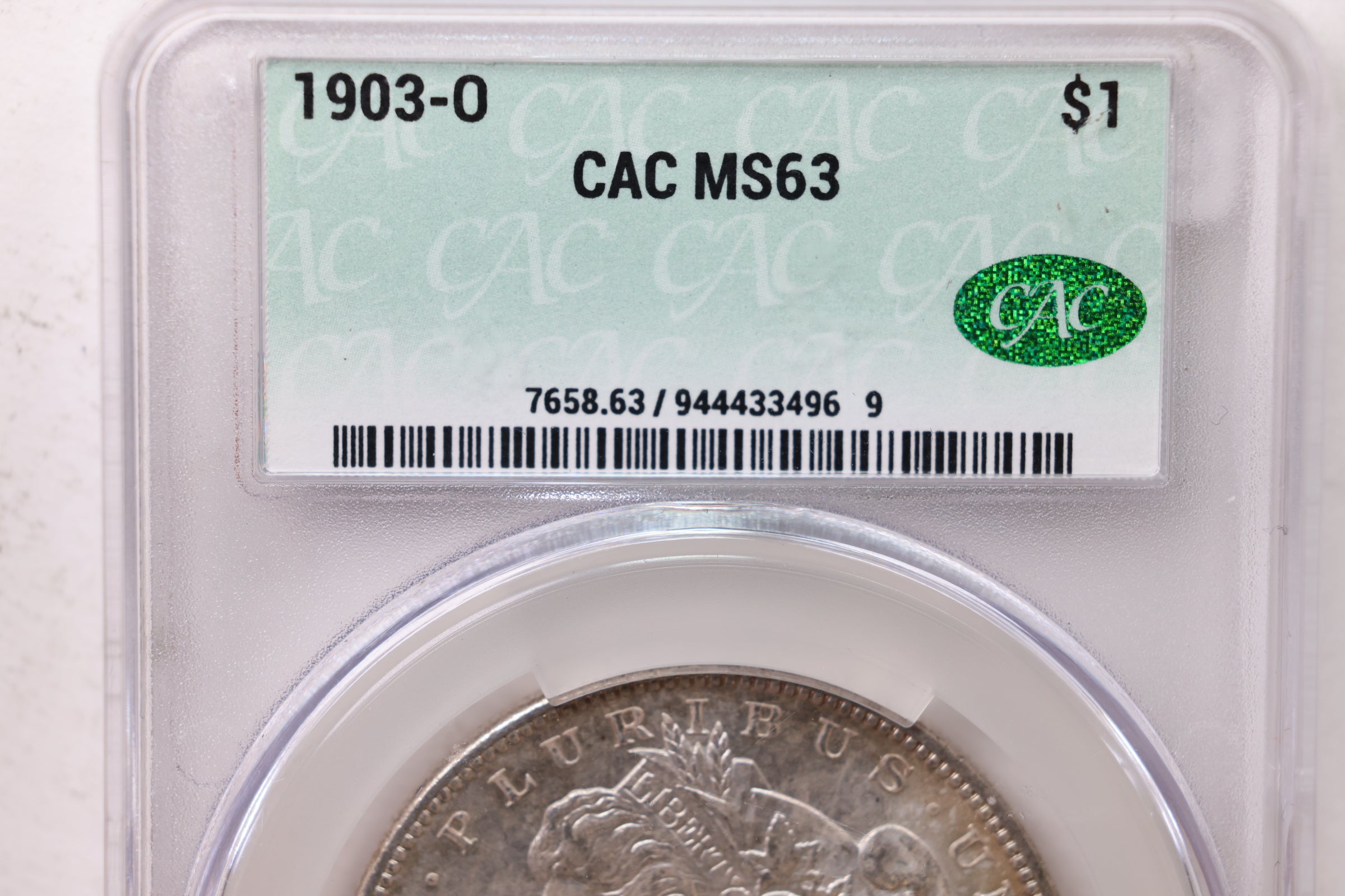 1903-O Morgan Silver Dollar., CAC Grading MS-63., Store #GM002