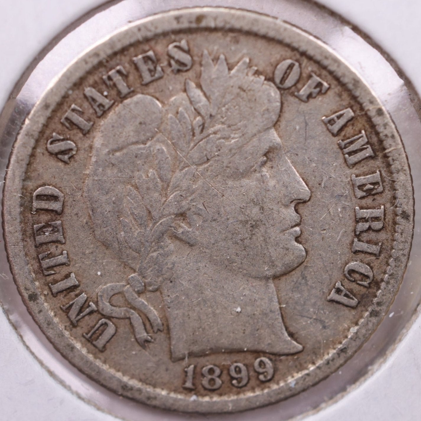 1899 Barber Dime, Very Fine Circulated Coin, Store #DE0549