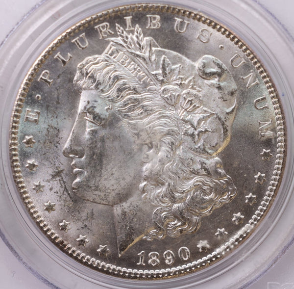 1890-CC Morgan Silver Dollar., PCGS Certified MS-63., Store #GM003