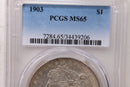 1903 Morgan Silver Dollar., PCGS MS-65., Store