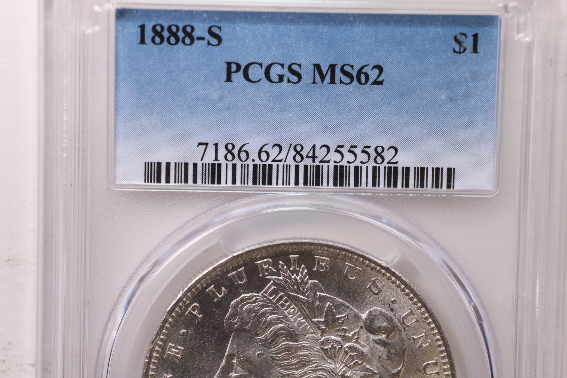 1888-S Morgan Silver Dollar., PCGS MS-62., Store #GM008