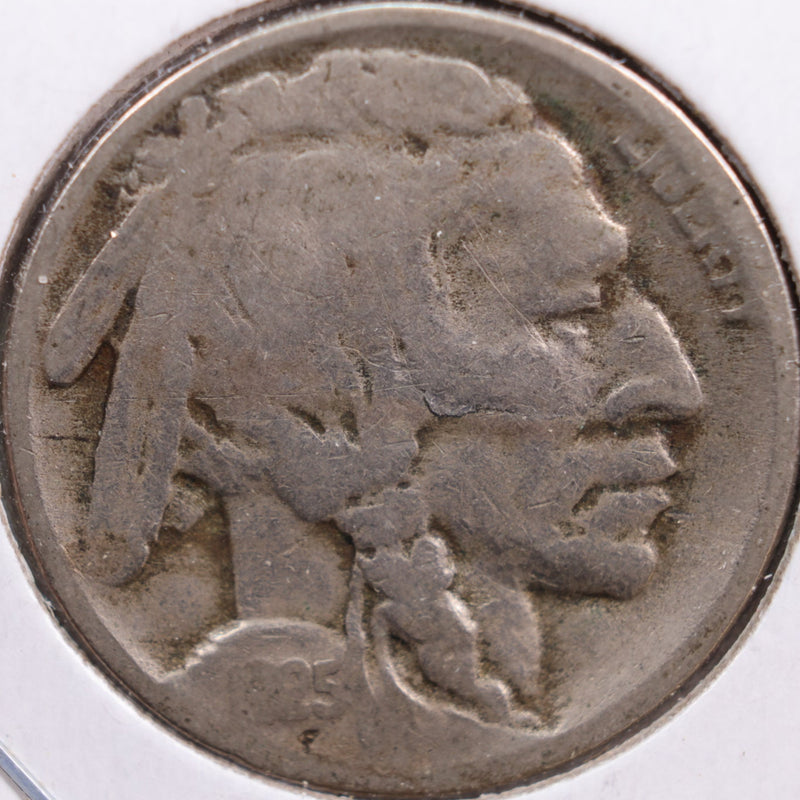 1925-D Buffalo Nickel, Very Good Circulated Coin, Store