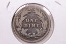 1899 Barber Silver Dime., V.G., Store Sale