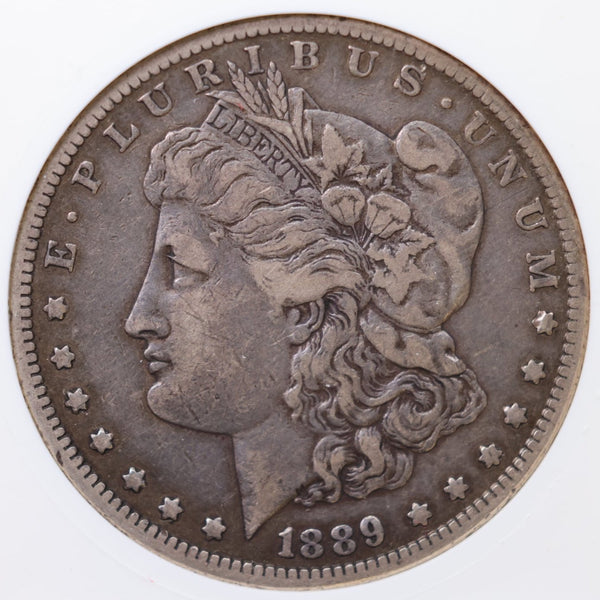 1889-CC Morgan Silver Dollar., ANACS Certified, EF-40., Store #GM010