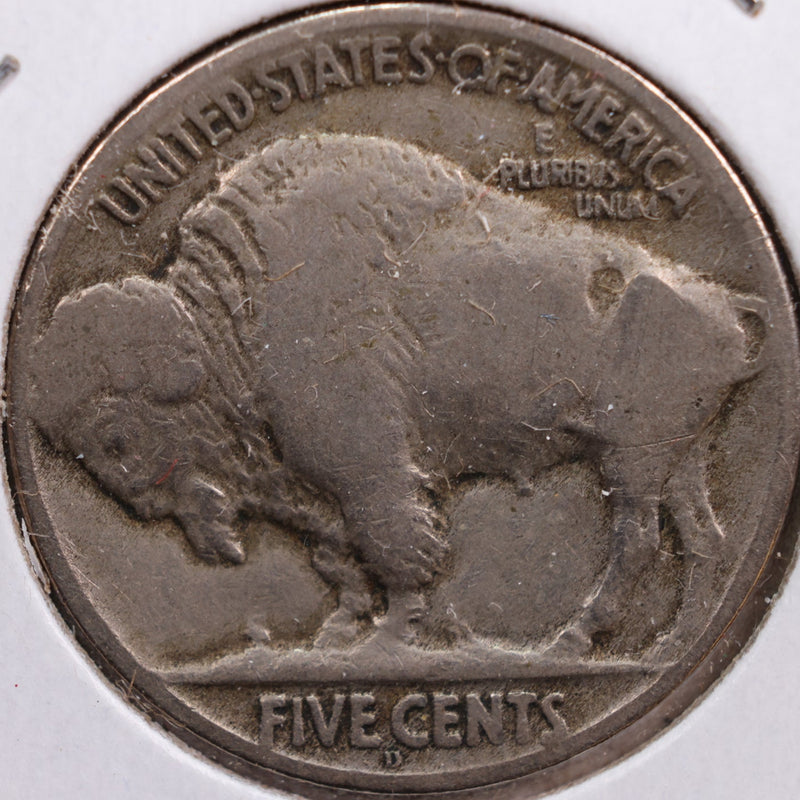 1925-D Buffalo Nickel, Very Good Circulated Coin, Store
