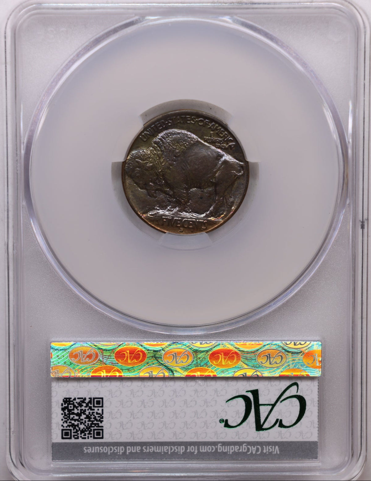1913-D Buffalo Nickel, Type-1, CAC MS63, Uncirculated Coin, Store #NL
