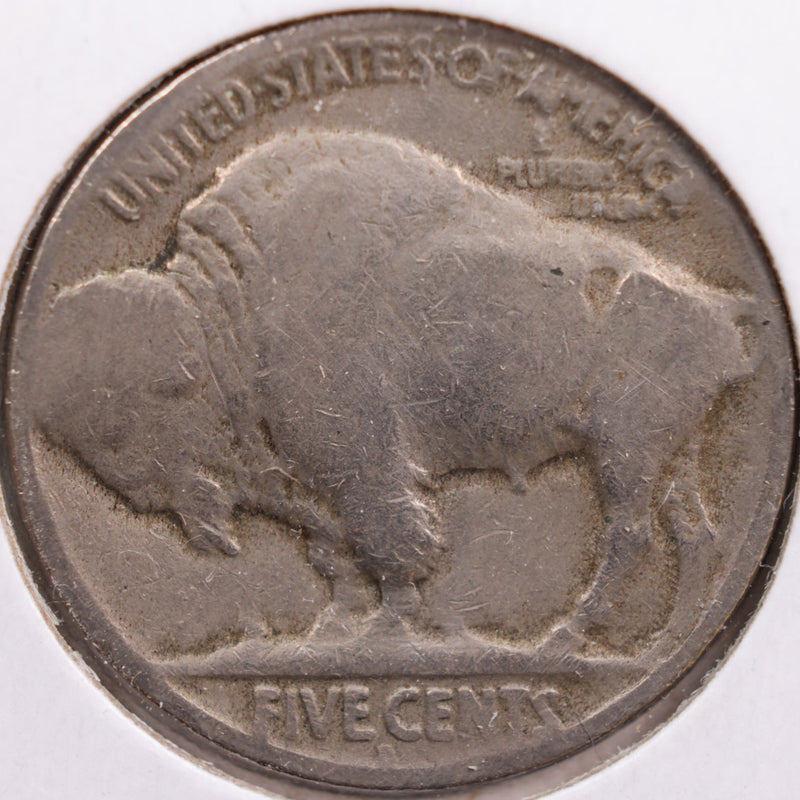 1925-D Buffalo Nickel, Very Good Circulated Coin, Store