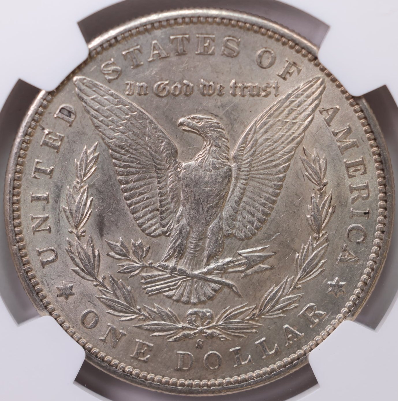 1899-S Morgan Silver Dollar., NGC Graded AU-53., Store #GM012