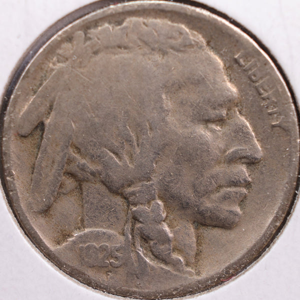 1925-S Buffalo Nickel, Very Good Circulated Coin, Store #NL570
