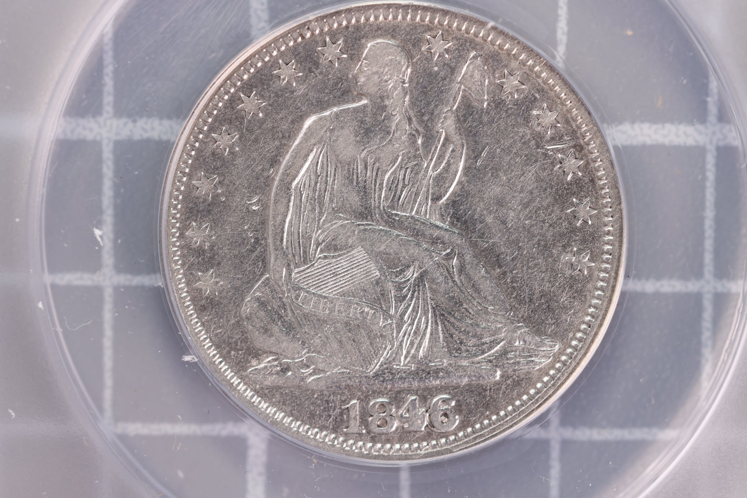 1846 Liberty Seated Half Dollar, ANACS VF-30. WB-104, FS-301, Store #23070209