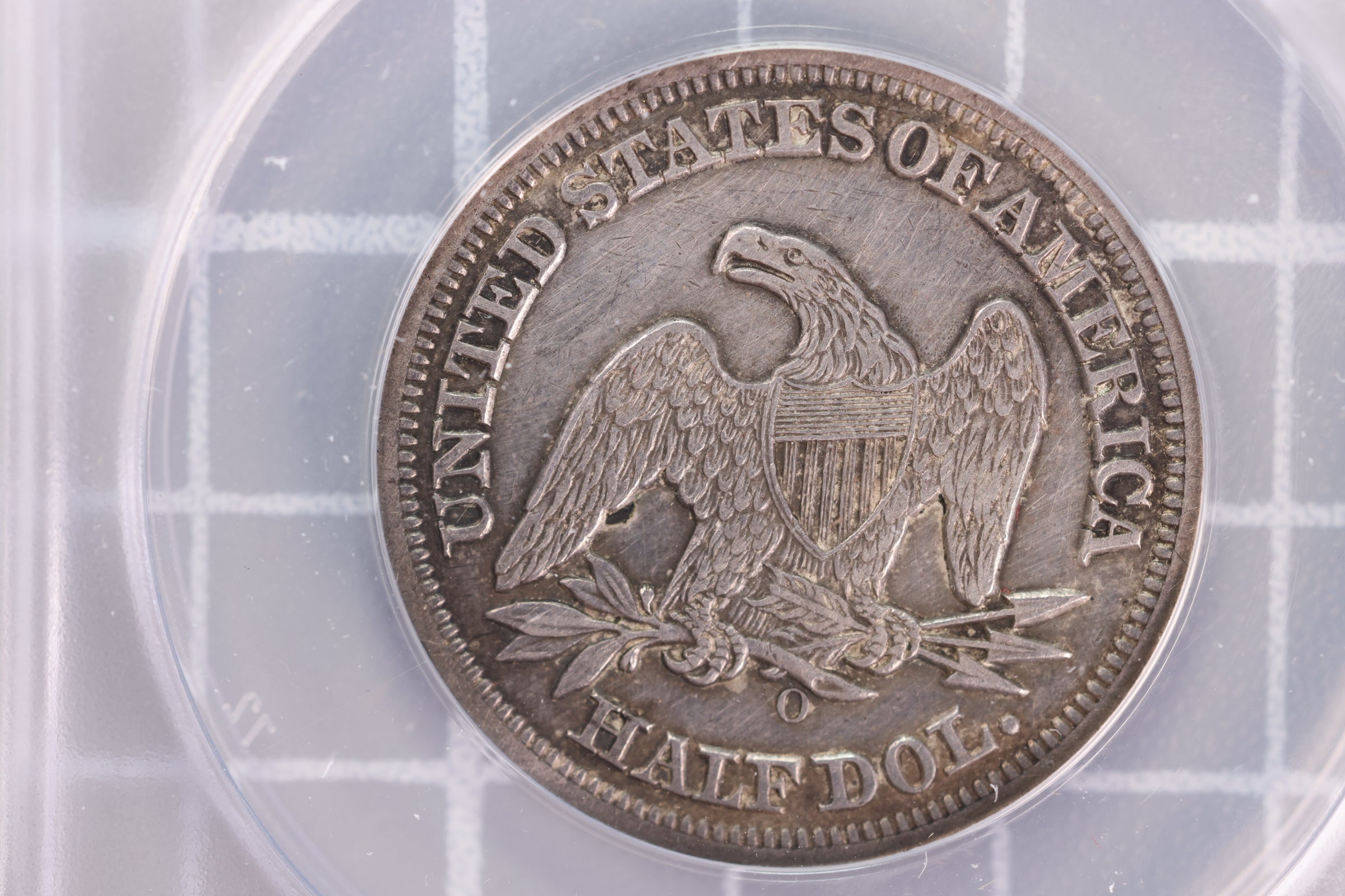 1851-O Liberty Seated Half Dollar, ANACS AU-50, Store #23070211